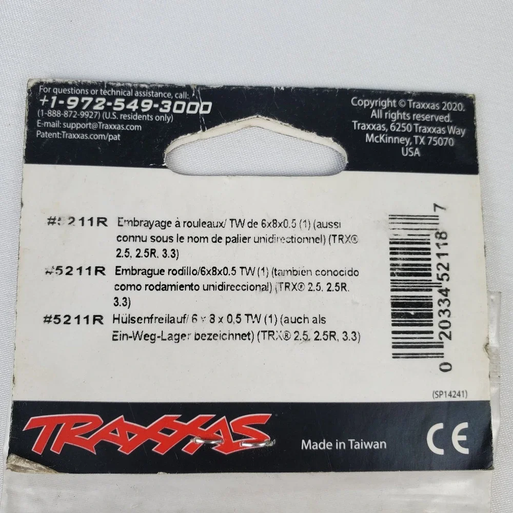 Traxxas 5211r Roller clutch/ 6x8x0.5 TW oneway bearing TRX 2020 Backstock